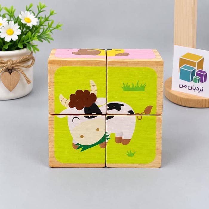پازل مکعبی چوبی — تصویر ۲
