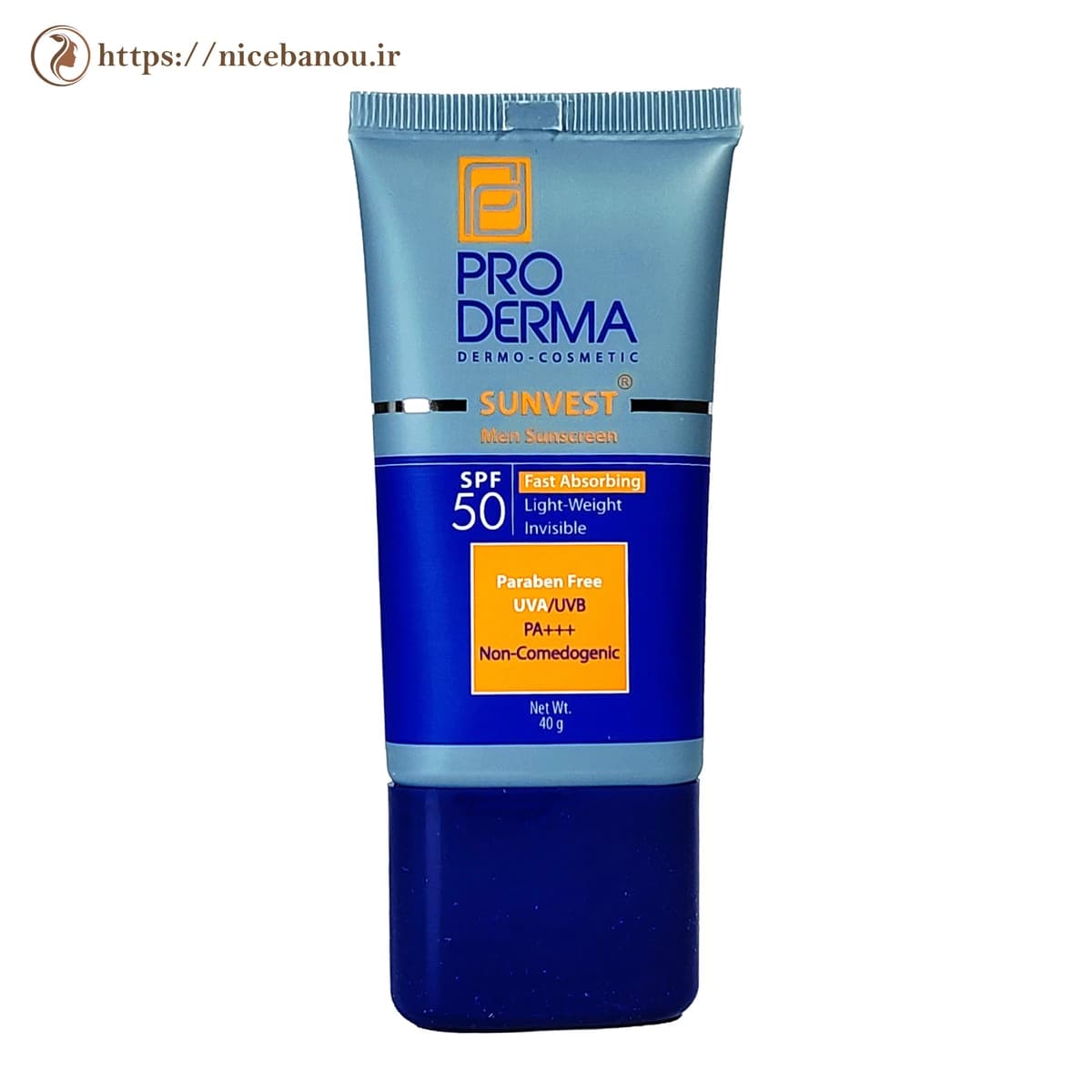 کرم ضد آفتاب مردانه پرودرما مدل Sunvest SPF50 وزن ۴۰ گرم — تصویر ۳