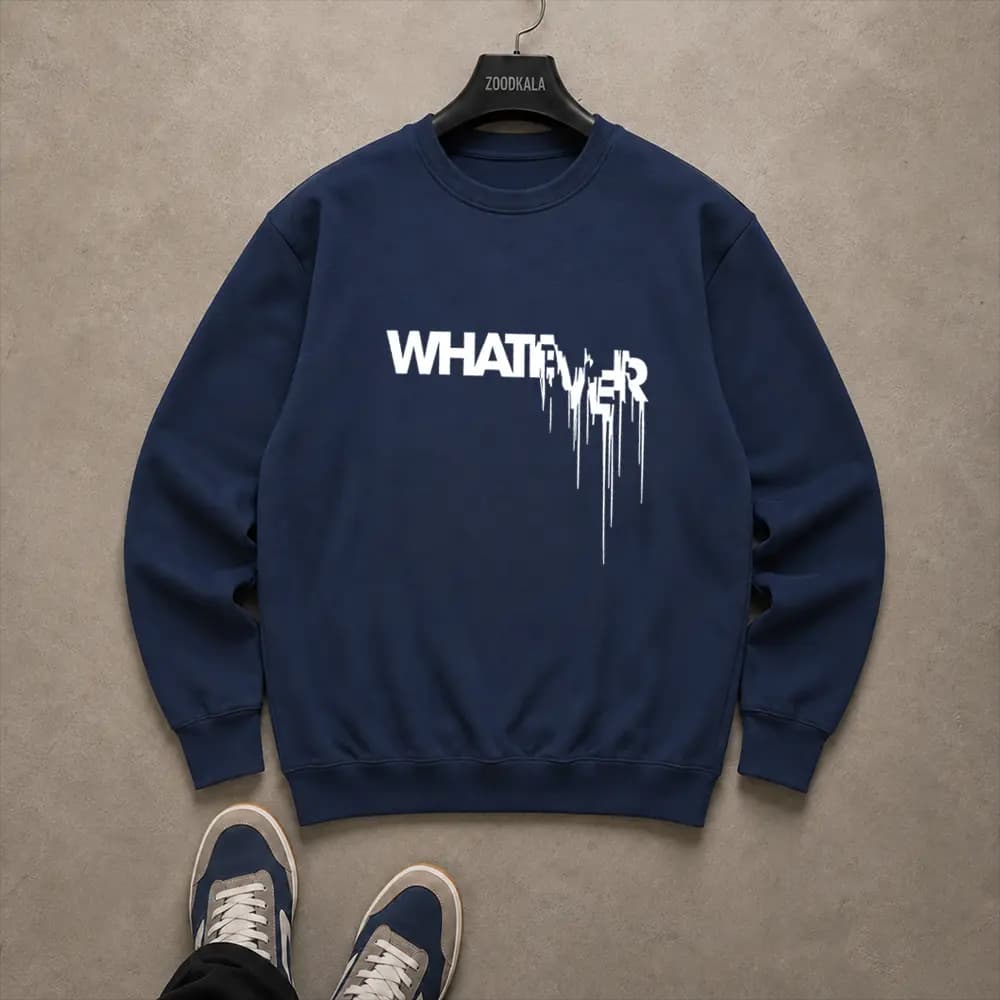 دورس مردانه نخ پنبه طرح وات اور WHATEVER | دارای رنگبندی