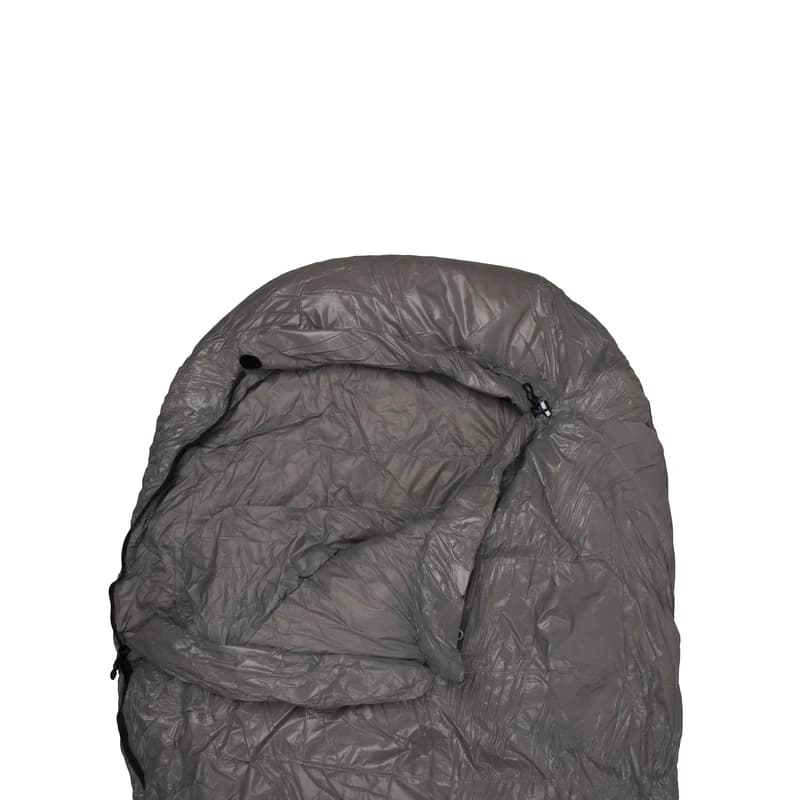 کیسه خواب کوهنوردی VAUDE بلک آیس 15- درجه 1200 گرمی طوسی — تصویر ۶