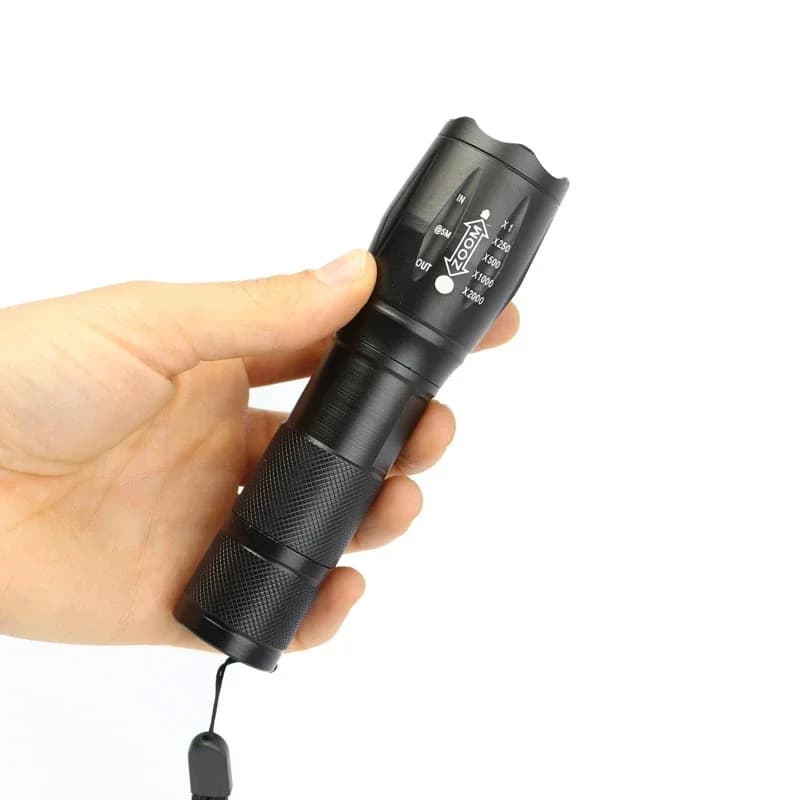 چراغ قوه دستی پلیسی رویلانگ مدل RL-103-T6 زوم‌دار شارژی — تصویر ۲