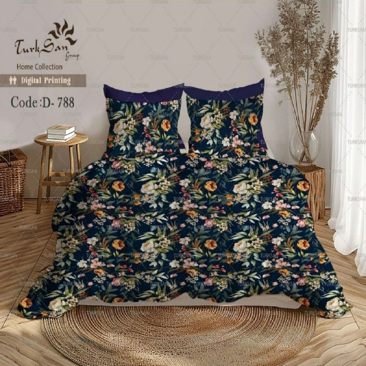 سرویس روتختی ترکسان دونفره کد D-788