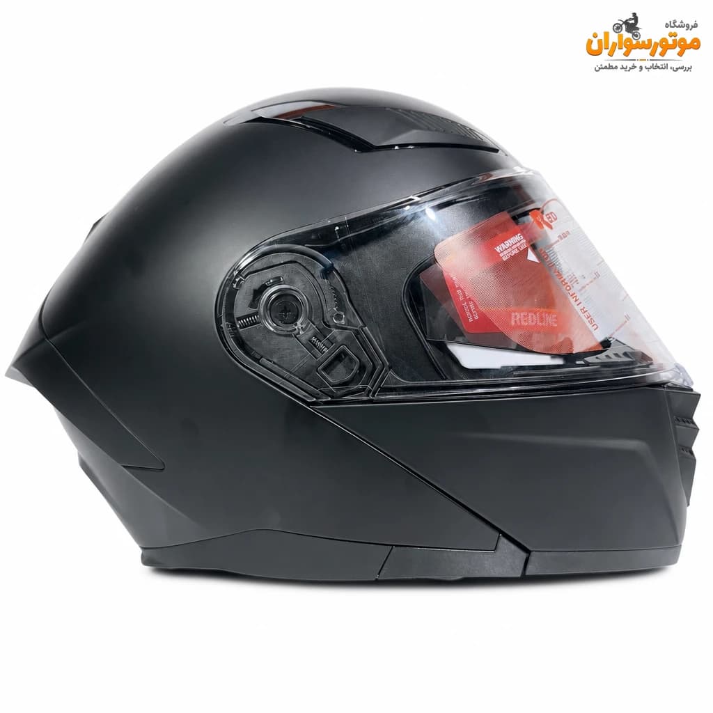کلاه کاسکت ردلاین 960 فک متحرک مشکی مات