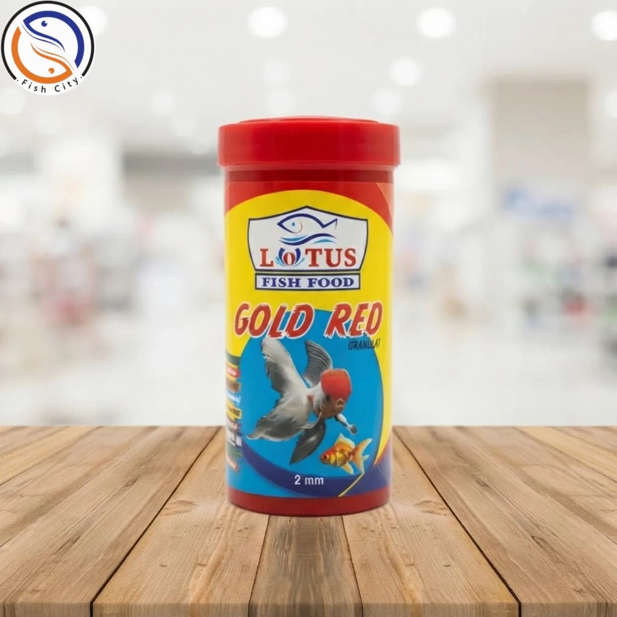 غذا ماهی گلدفیش اکواریوم برند لوتوس مدلGold Red Granulat