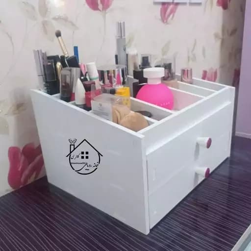 استند لوازم آرایشی کشودار مبلمان اورلین مدل 975982