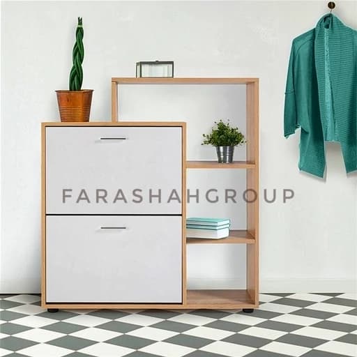 جا کفشی کوچک شلف دار .ارسال رایگان به مسیر های یکطرفه مبلمان اورلین مدل 975974