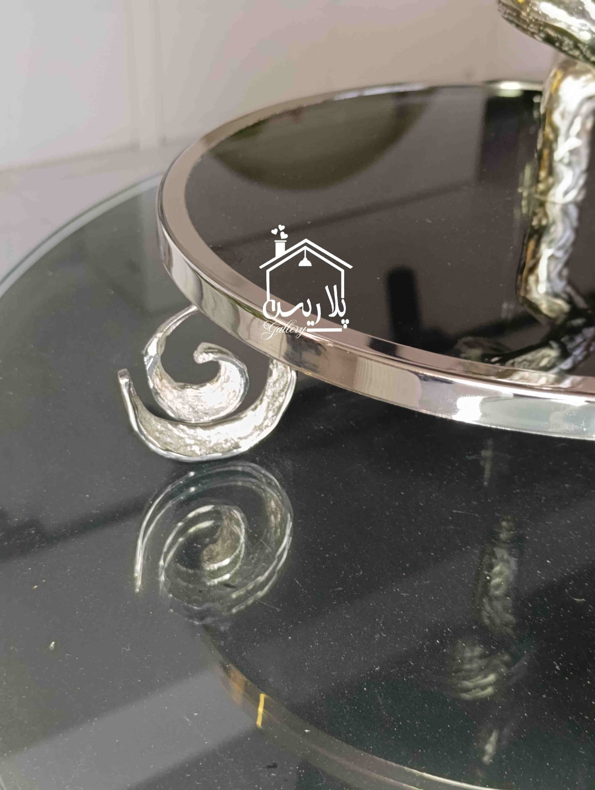 شیرینی خوری/ استند کیک دو طبقه سیلور اوشن42486 — تصویر ۴