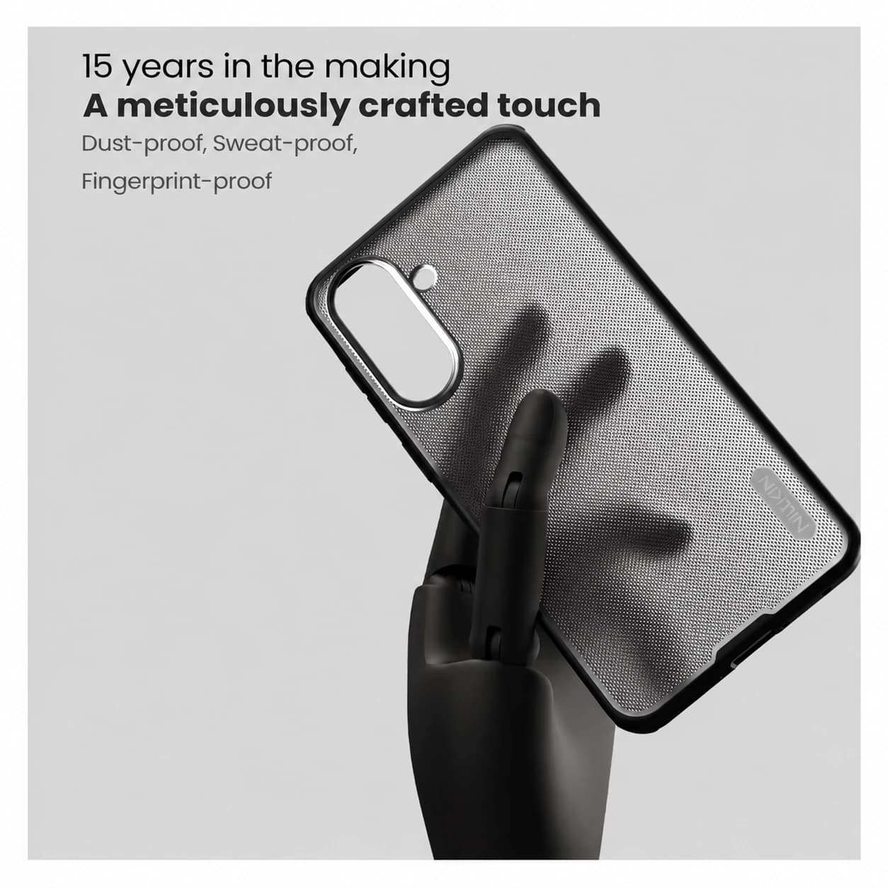 گارد دودی نیلکین Super Frosted Shield Pro Clear case گوشی سامسونگ A37 — تصویر ۵