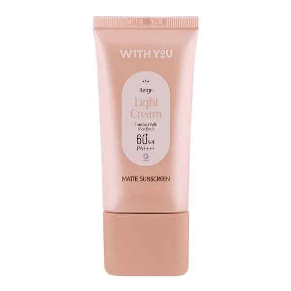 ضد آفتاب رنگی SPF 60 بژ روشن ویت یو