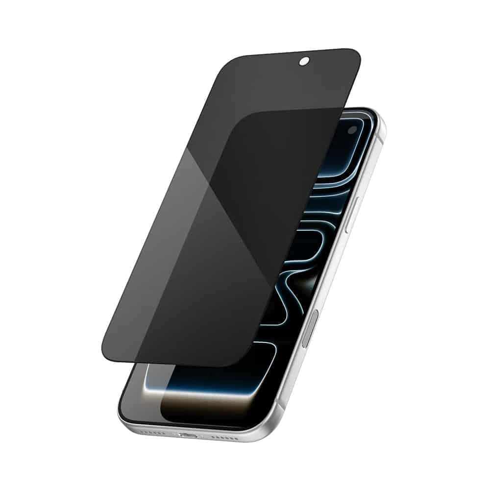 گلس پرایوسی زگ شفاف برای آیفون ۱۷ پرو به همراه کیت نصب مدل Zagg Glass Elite Edge Privacy — تصویر ۵