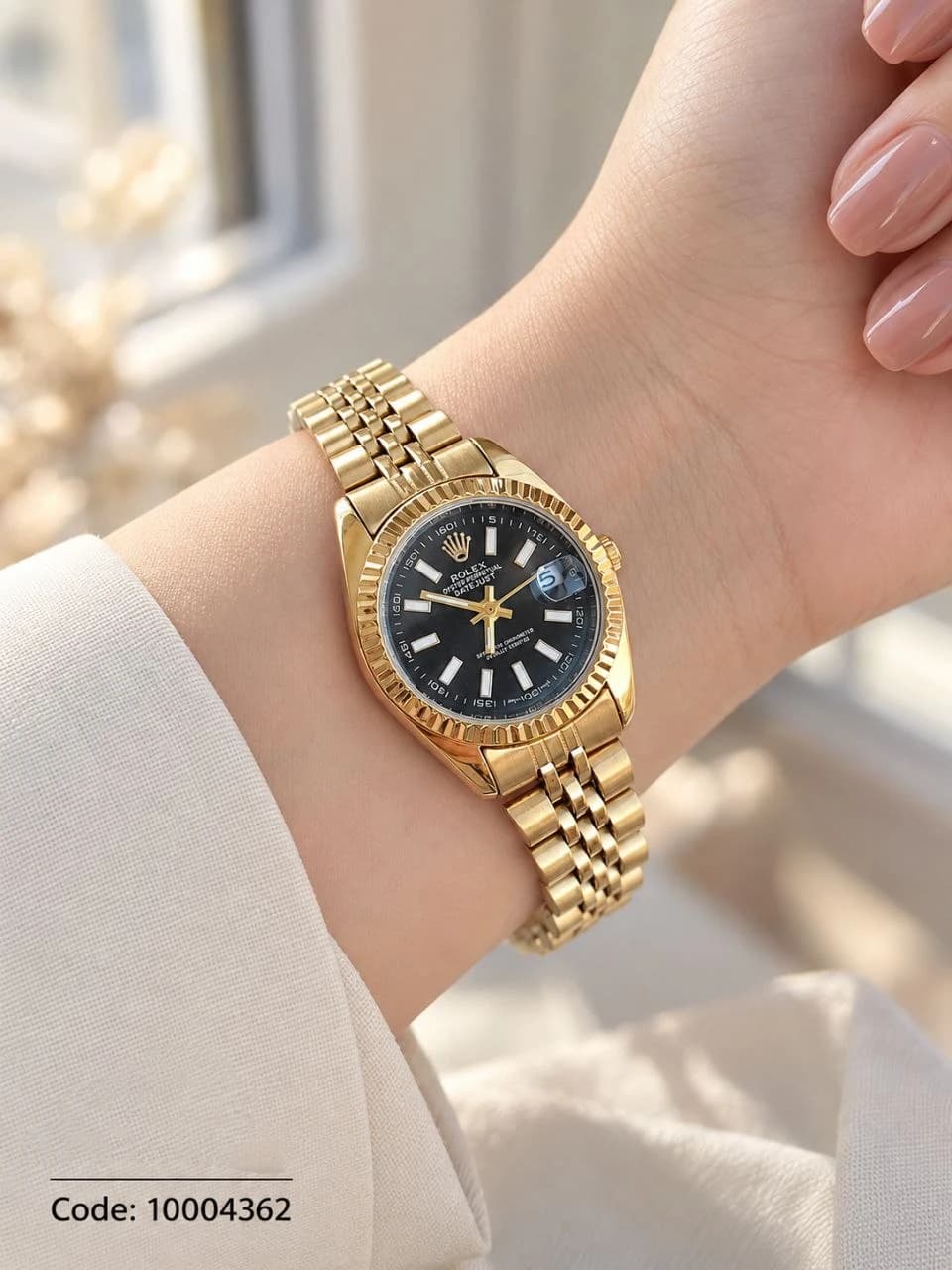 ساعت مچی زنانه رولکس Datejust گلد