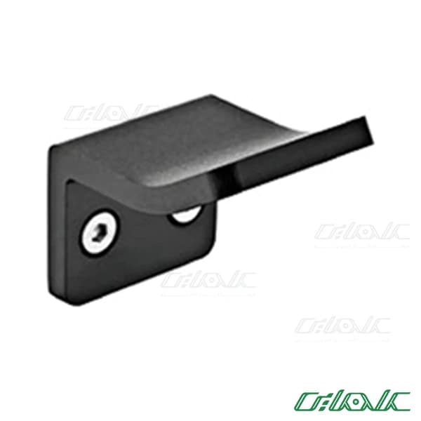 آویز تک قلاب لباس و حوله فانتونی مشکی مات کد S051