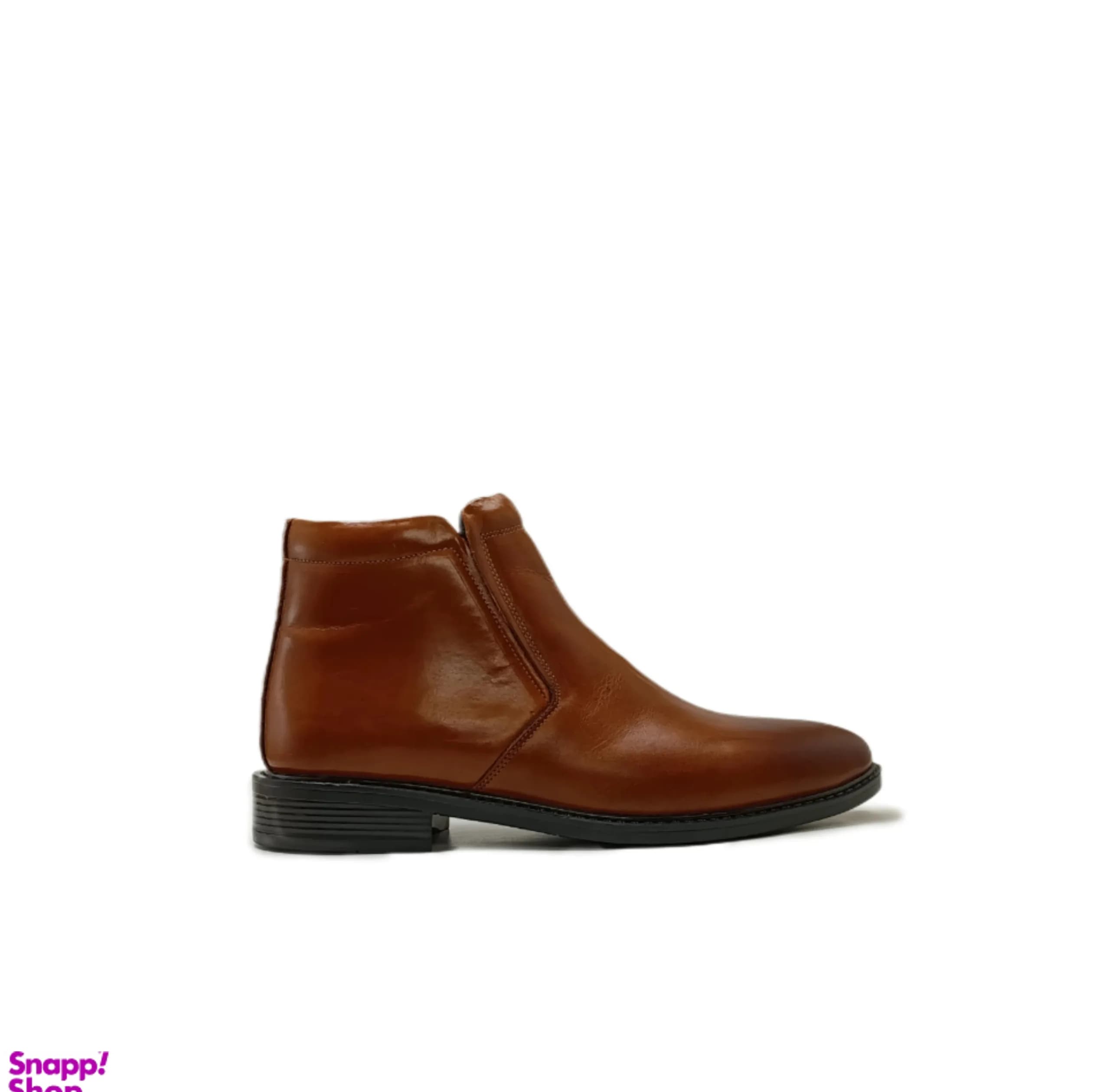 نیم بوت مردانه طرح چلسی چرم طبیعی کد si141 — تصویر ۶