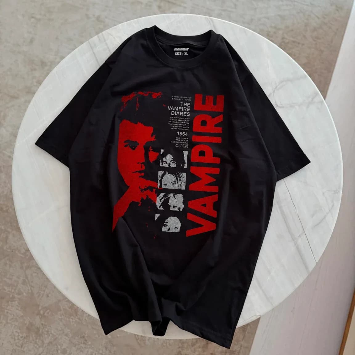 تیشرت طرح The Vampire مدل 1864