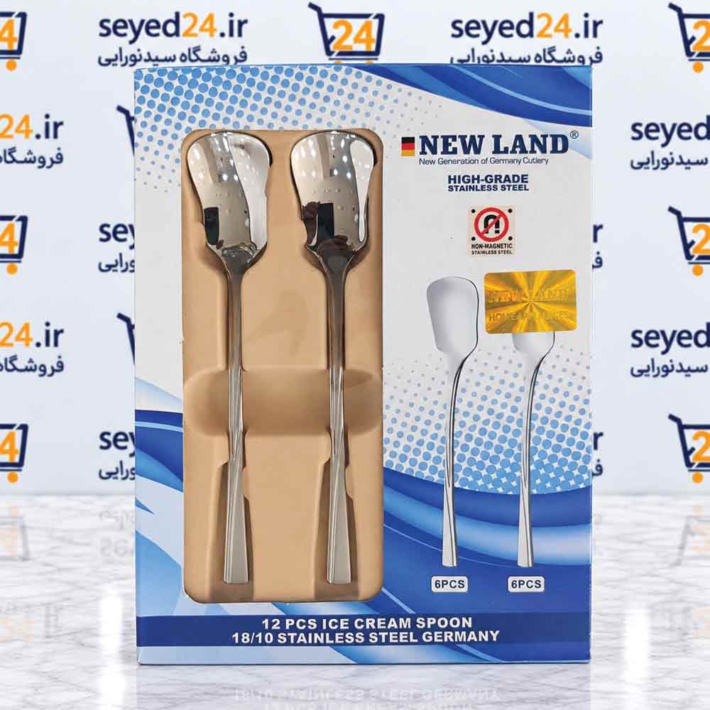سرویس قاشق بستنی‌خوری 12 پارچ الیت نیولند مدل EL-ICS