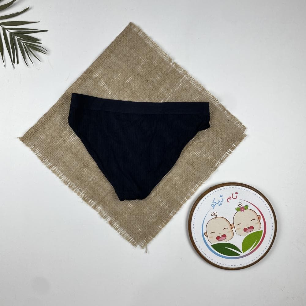 شورت اسپرت برند esmara طرح ساده کمرکش مشکی رنگ – 40 تا 42 — تصویر ۲