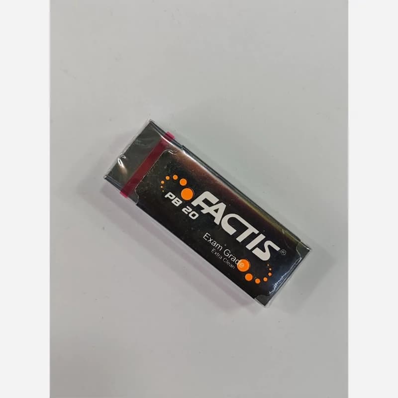 پاک کن مشکی برند Factis سایز بزرگ وارداتی PB20 — تصویر ۳