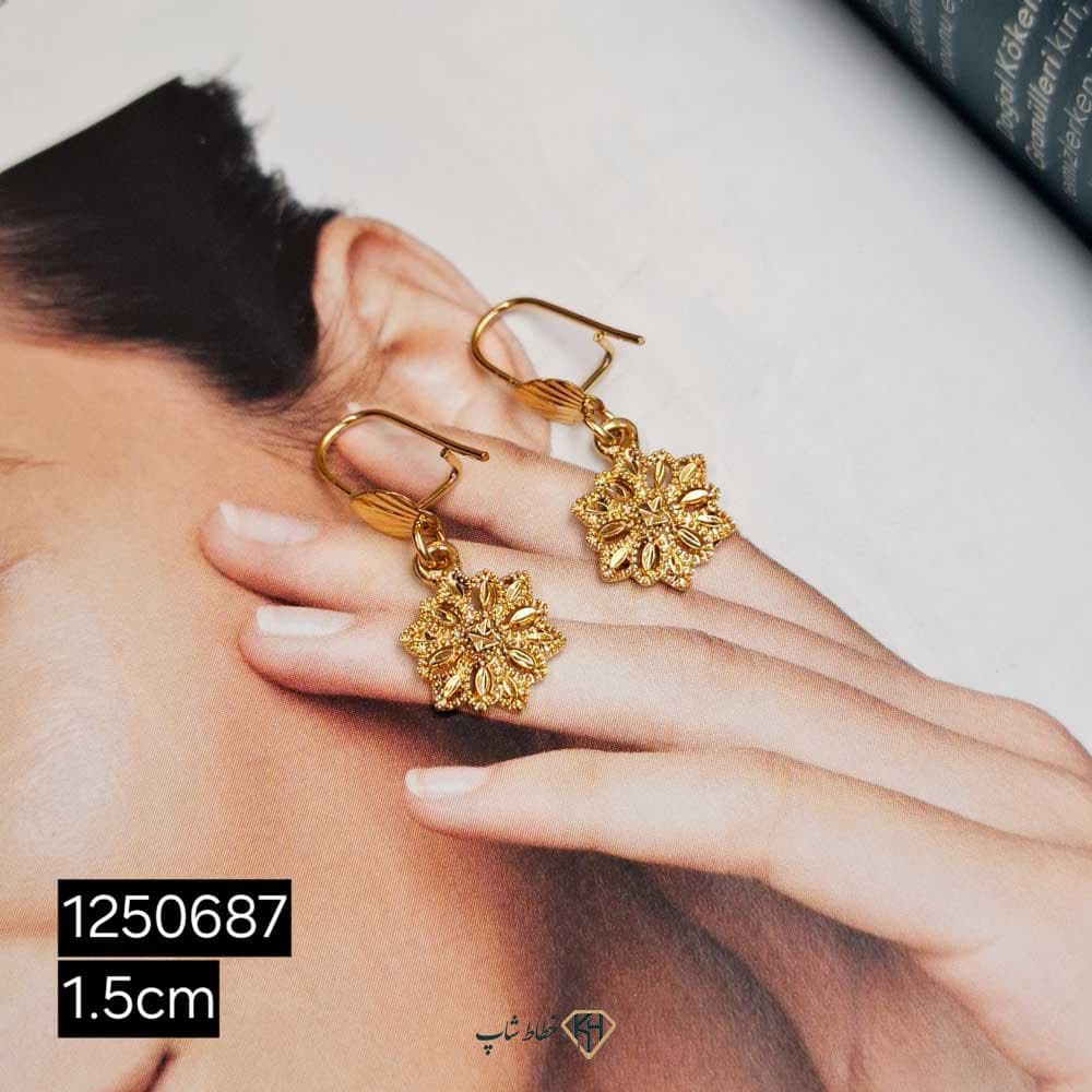گوشواره CityGold بچگانه گل تراش پرکار (6جفتی)
