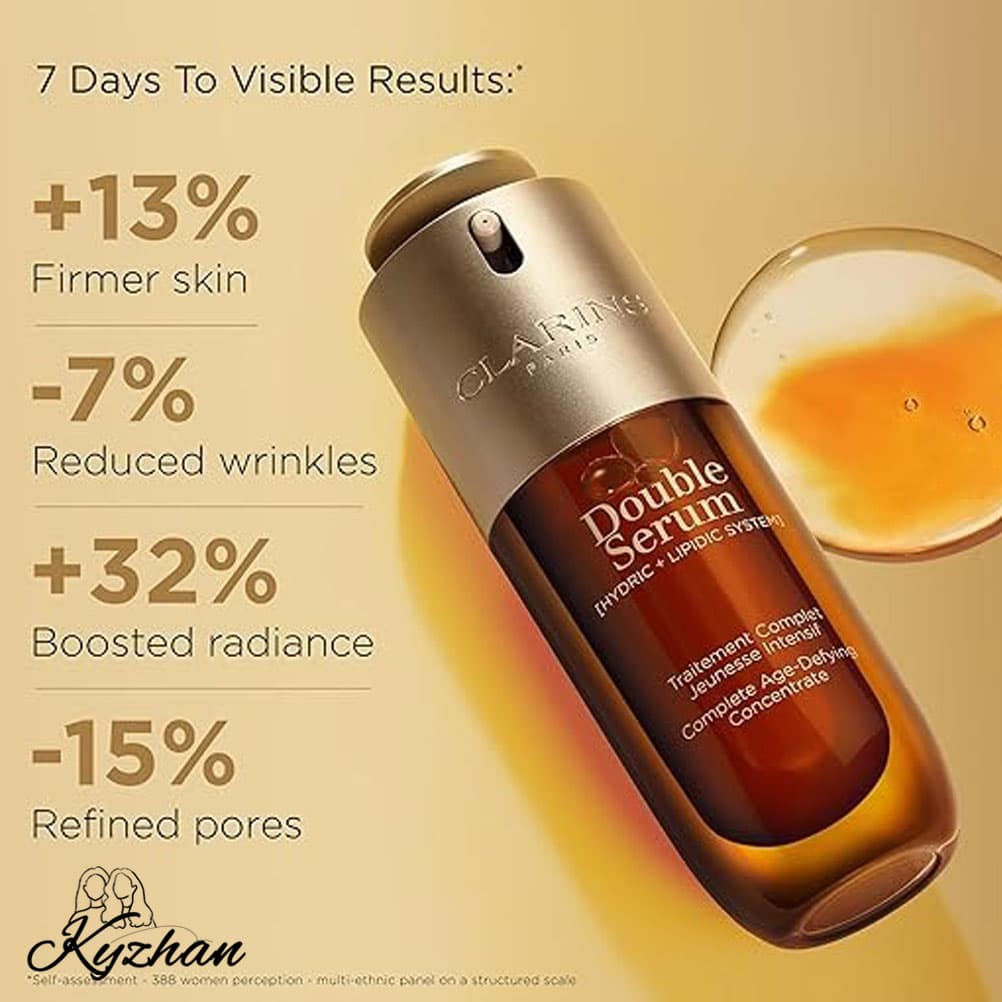 سرم جوانساز کلارنس CLARINS DOUBLE SERUM — تصویر ۷