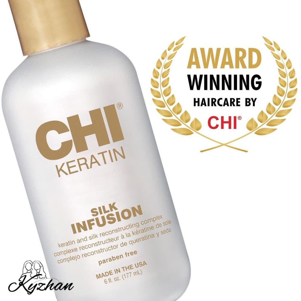سرم تقویت‌کننده و ترمیم‌کننده مو کراتینه چی مدل Silk Infusion — تصویر ۵