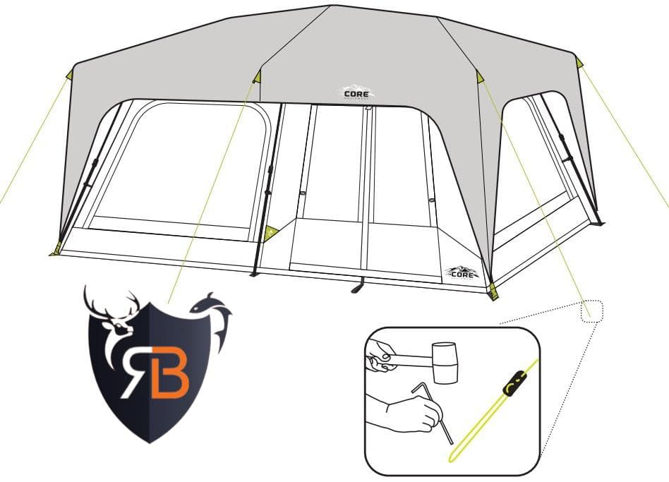 چادر كور پروفورمنس CORE 6P PERFORMANCE TENT 40233 — تصویر ۲