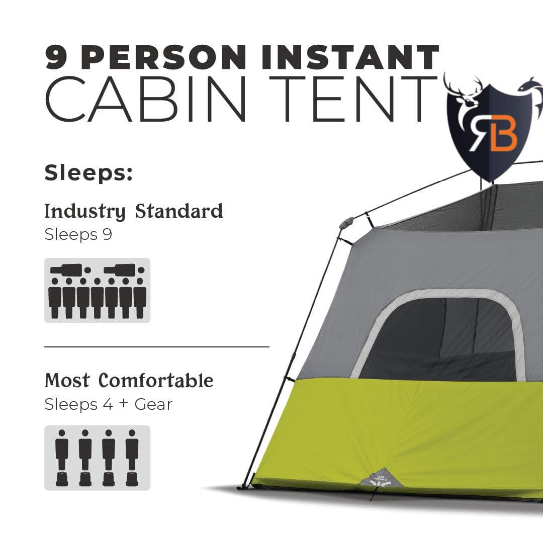 چادر كور CORE 9 PERSON INSTANT TENT 40008 — تصویر ۶