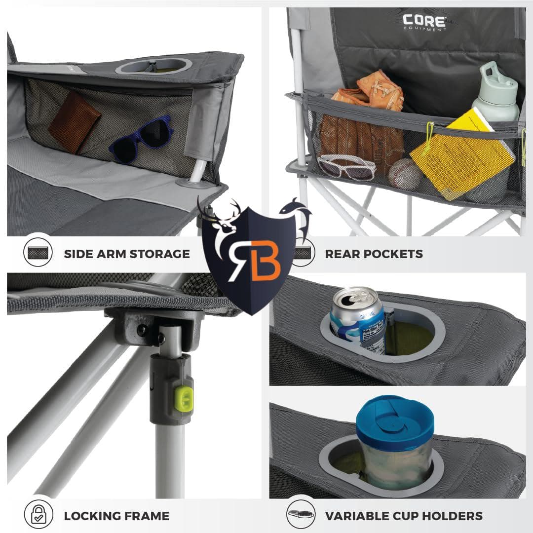 صندلی کور امریکا 40390 CORE PADDED COOLER QUAD CHAIR — تصویر ۶