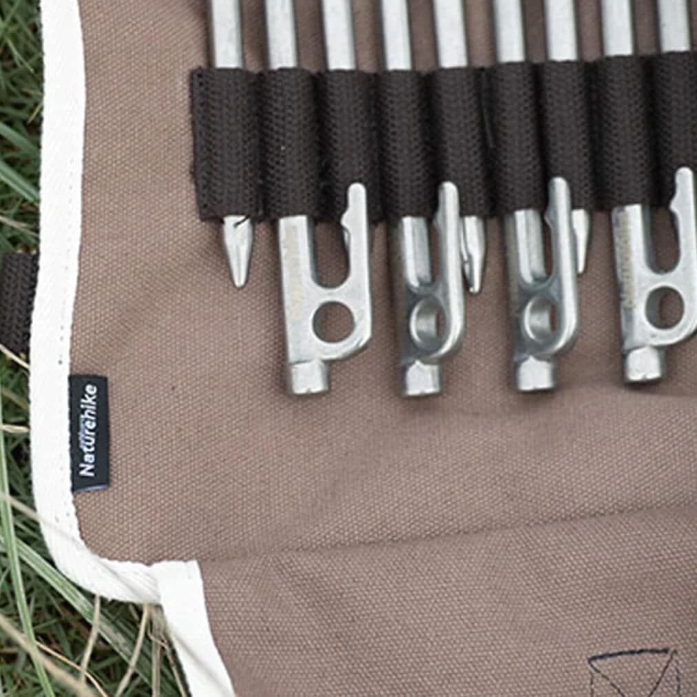 کیف نظم دهنده میخ چادر و سایبان نیچرهایک Naturehike tent pole Canvas Bag – L — تصویر ۳