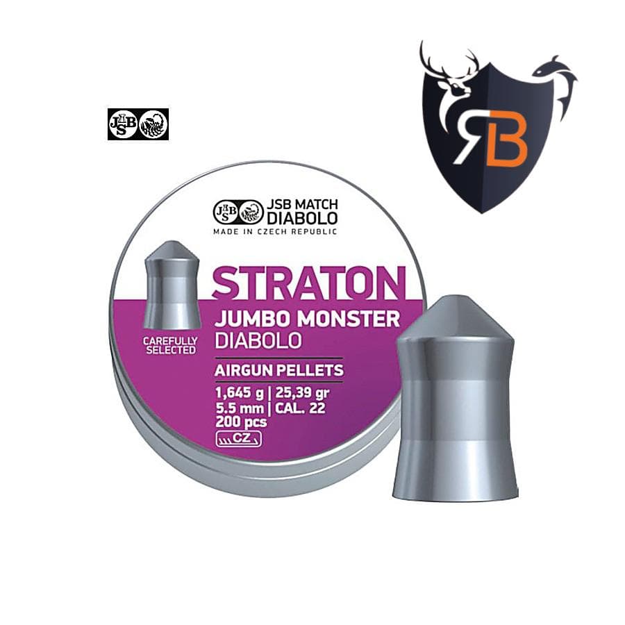 ساچمه JSB استراتون 25gr جامبو مانستر دیابلو کالیبر 0.22