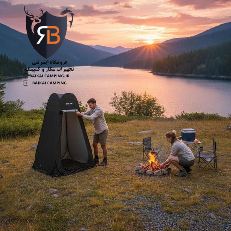 چادر حمام و دستشویی گرین لاین GREEN LION PEREVACY TENT — تصویر ۳