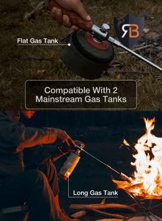 تورچ گرین لاین دسته چوب بلند GREEN LION FLAME TORCH GNLTRCCAS — تصویر ۵