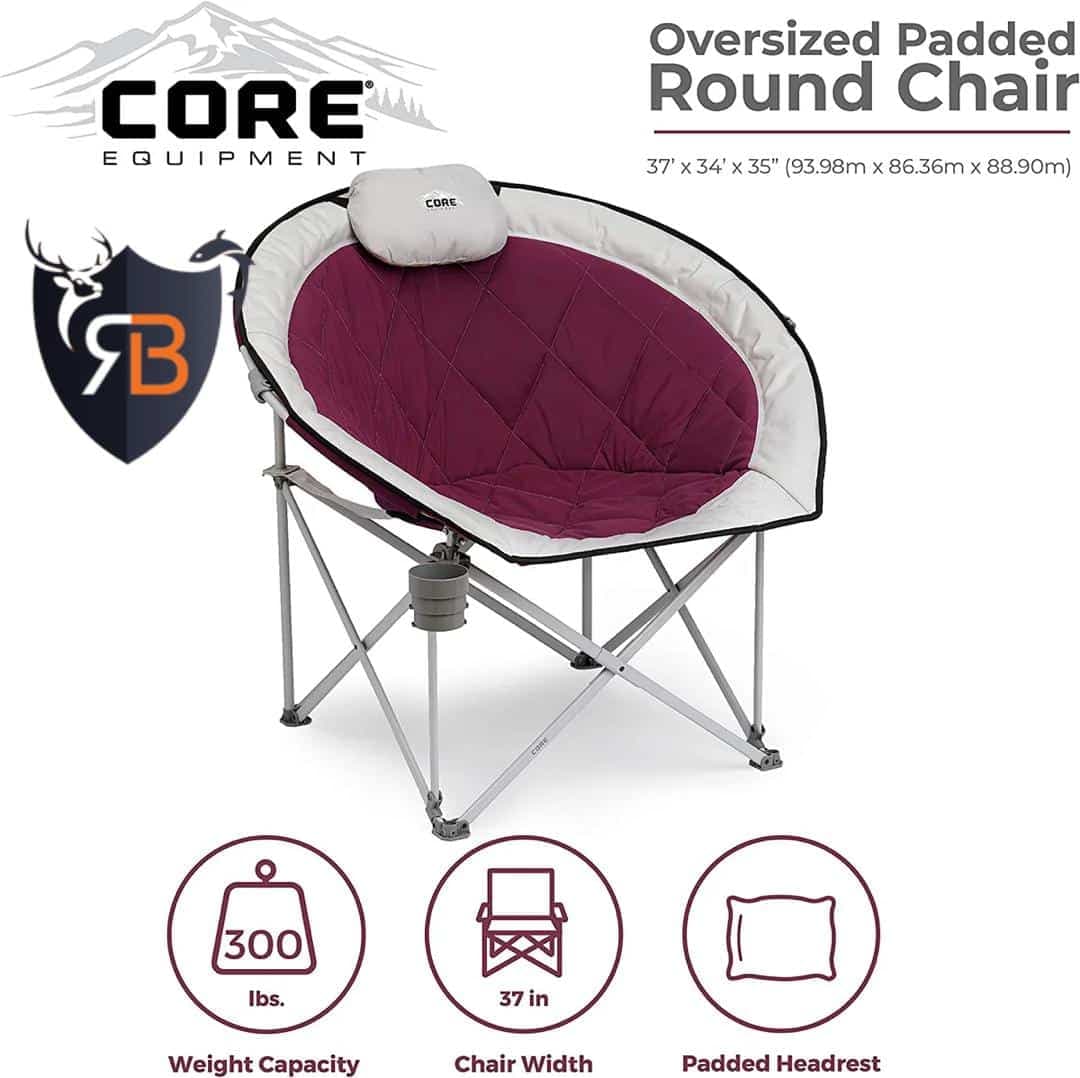 صندلی کور کمپینگ CORE padded round cozy40142 — تصویر ۳