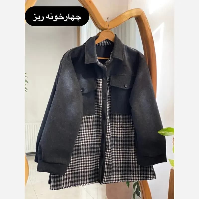 پالتو فوتر ترکیبی ماهتیسا سایز 38 تا 46 — تصویر ۲