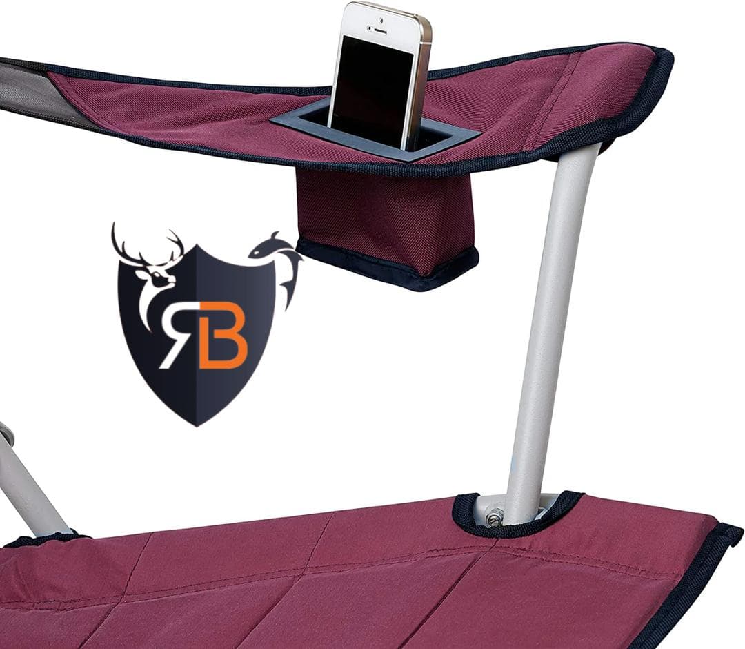 صندلي كمپ كر قرمز مدل CORE PADDED TENSION CHAIR 40143 — تصویر ۳