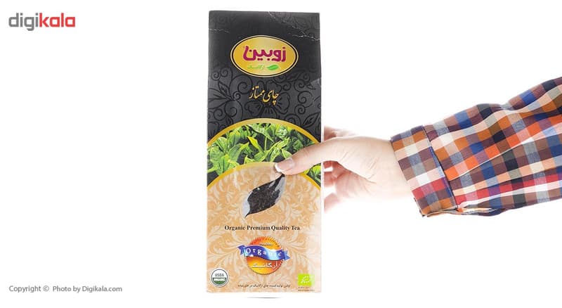 چای سیاه ایرانی ممتاز ارگانیک زوبین مقدار 400 گرم — تصویر ۴