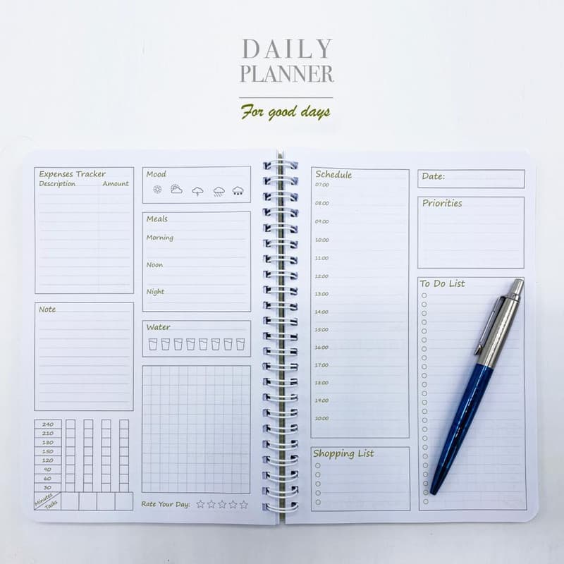 دفتر برنامه ریزی همیشه مدل Daily Planner کد 738 — تصویر ۴