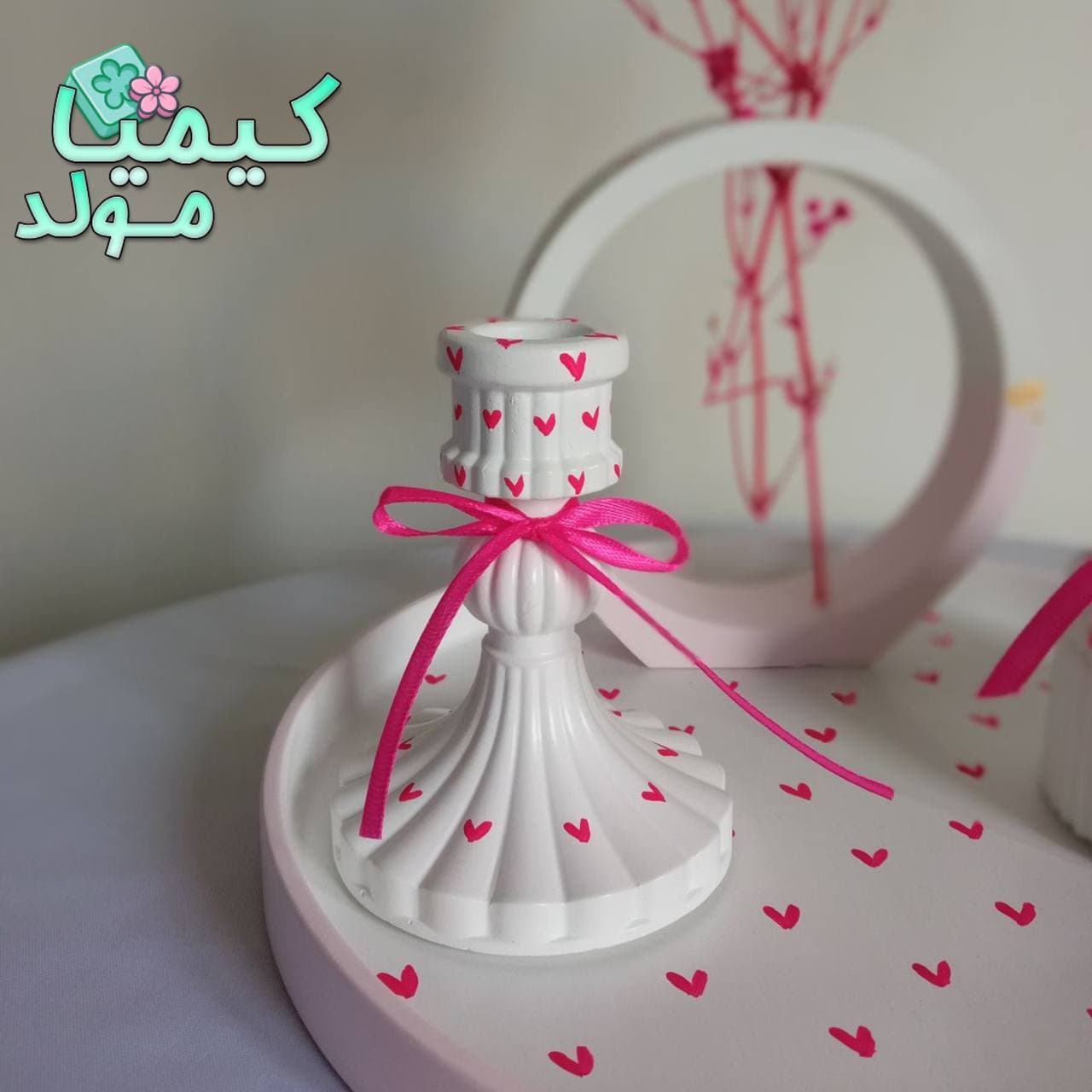 قالب سیلیکونی شمعدان شاهان کیمیامولد — تصویر ۴