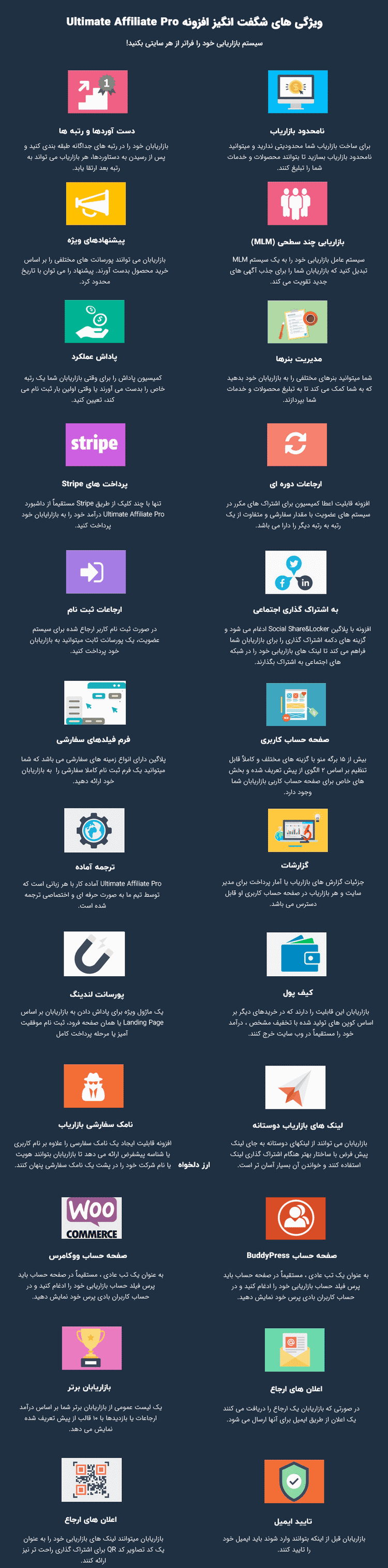 افزونه بازاریابی و همکاری در فروش وردپرس | Ultimate Affiliate Pro — تصویر ۴