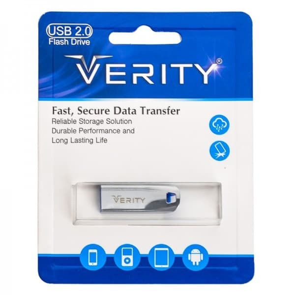 فلش وریتی فلزی مدل V803 USB2.0 ظرفیت 8 گیگابایت — تصویر ۲