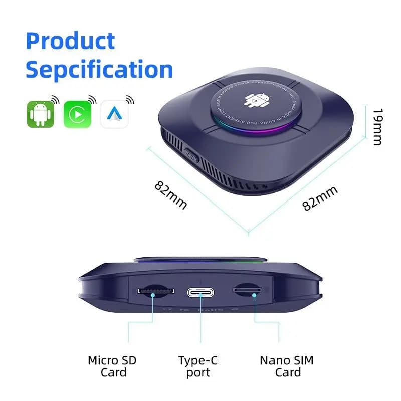 اندروید باکس کارلینکیت مدل Tbox S2P رم 8 گیگ — تصویر ۵