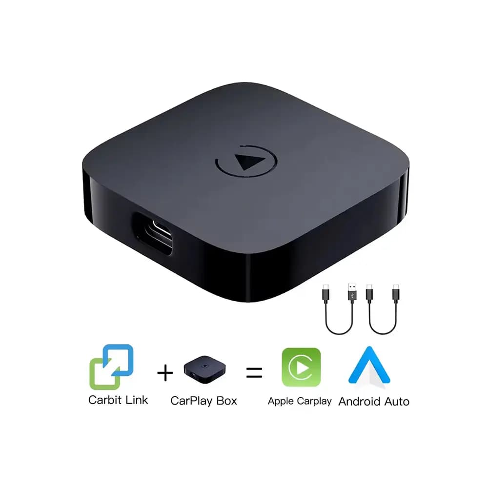 دانگل اپل کارپلی و اندروید اتو وایرلس carabc مدل cb12