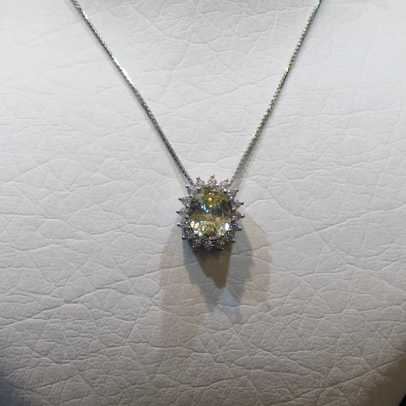 گردنبند زنانه نقره ایتالیا سنگ طبیعی سیترین طرح خورشید | هدیه تولد | کادو روز زن | نیم ست جواهری زنانه لاکچری | سرویس نقره | روز مادر | اصل