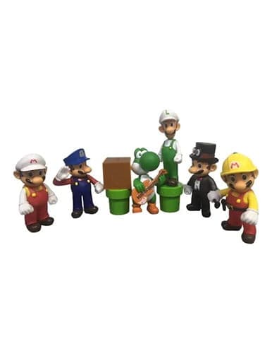 فیگور ماریو ، لوئیجی، یوشی Super Mario بسته 6 عددی