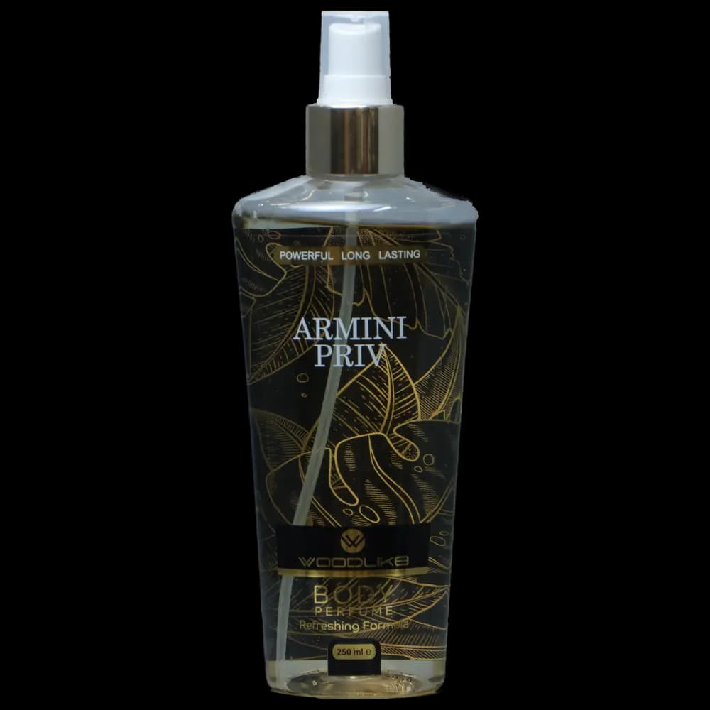 بادی پرفیوم یونیسکس وودلایک مدل Armini Priv حجم ۲۵۰ میلی لیتر