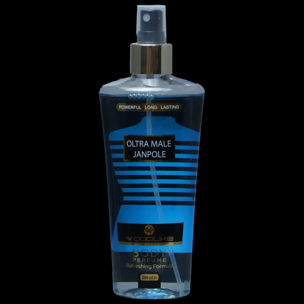 بادی پرفیوم مردانه وودلایک مدل Olta Male Janpole حجم ۲۵۰ میلی لیتر
