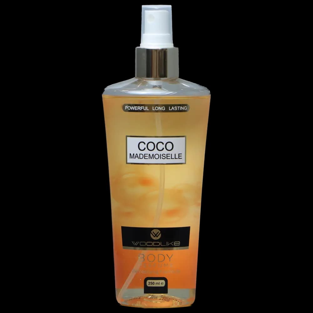 بادی پرفیوم زنانه وودلایک مدل Coco Mademoiselle حجم ۲۵۰ میلی لیتر