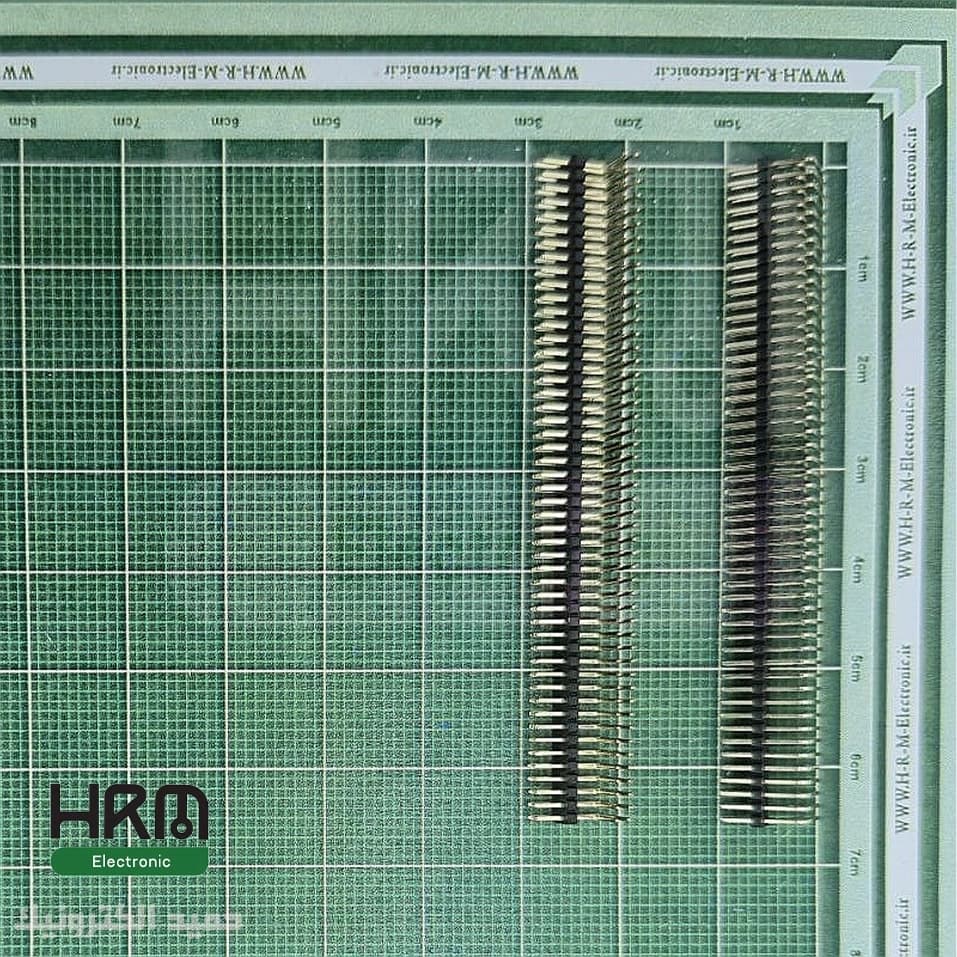 پینهدر نری 40*2 پین رایت انگل (1.27mm)