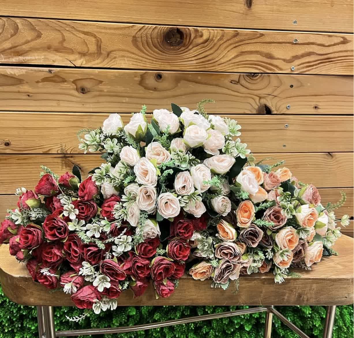 بوته گل مصنوعی رز — تصویر ۲