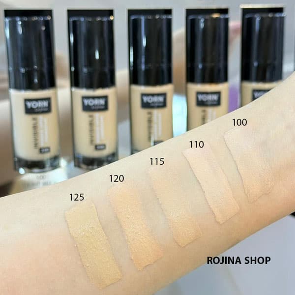 کرم پودر یورن مدل Natural Beige شماره 125 — تصویر ۵