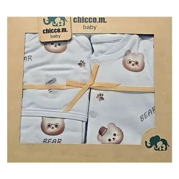 ست 7 تکه بیمارستانی طرح خرس برند چیکو chicco.m